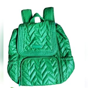 NWT Vera Bradley Puffy Emerald Green Backpack